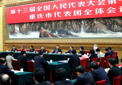 （1）习近平参加重庆代表团审议