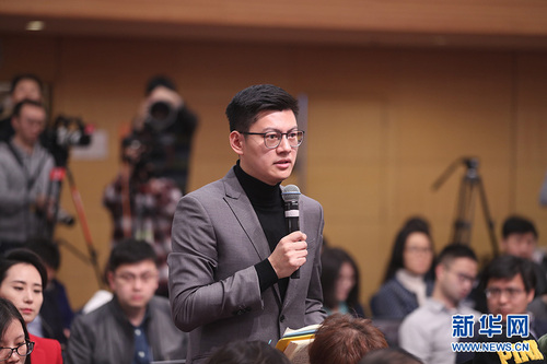 中央电视台记者提问