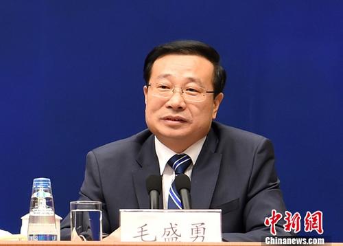 资料图：国家统计局新闻发言人毛盛勇。<a target='_blank' href='http://www.chinanews.com/'>中新社</a>记者 张勤 摄