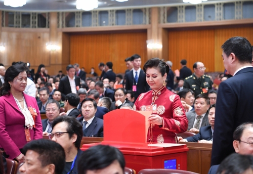 （9）全国政协十三届一次会议举行第四次全体会议