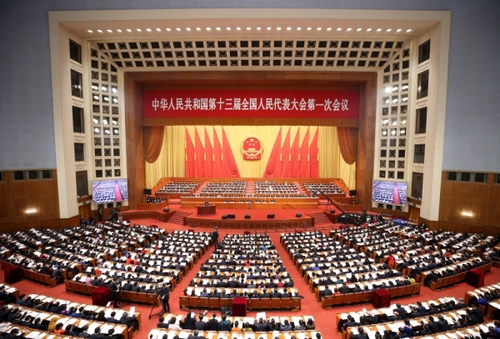 （1）十三届全国人大一次会议举行第四次全体会议
