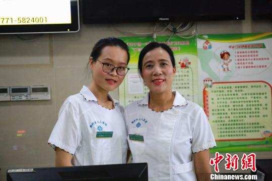 广西“95后”女生承母业当护士：感觉背后有翅膀