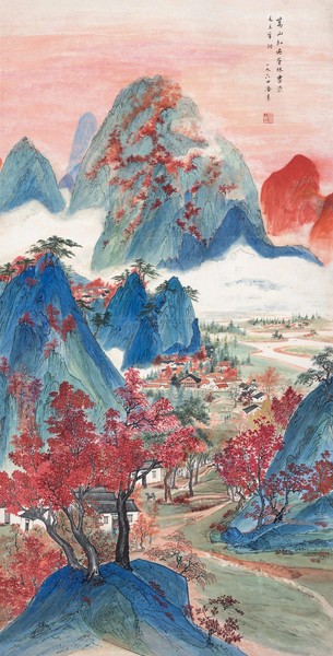 潘素 《万山红遍》