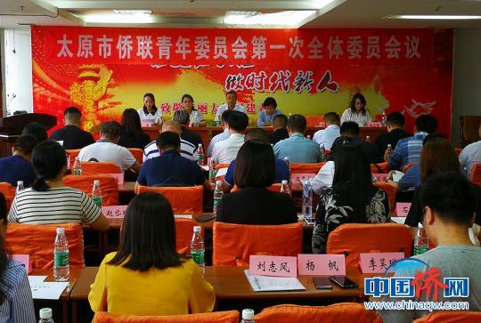 中国侨网9日，在太原市侨联青年委员会第一次全体会议上，选举产生太原市侨青委第一届委员会。　杨杰英　摄