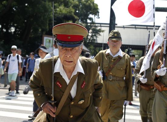 日军遗属老龄化严重 谋求培养年轻人参拜靖国神社