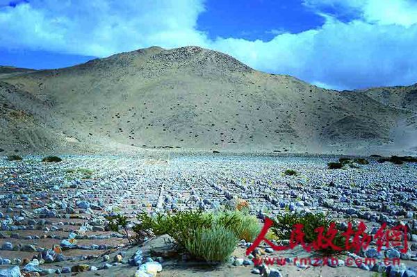 去往典角村，一路上是荒山、黄沙和石头连成的一望无际的荒凉~1