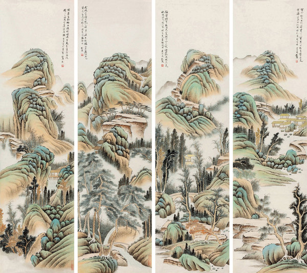 3-溪山图四则