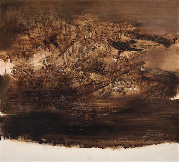 赵无极 （1921-2013《06.10.68》油彩画布