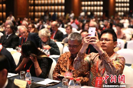 第五届尼山世界文明论坛以“同命同运相融相通：文明的相融与人类命运共同体”为主题。　梁犇 摄