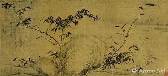 宋 苏轼《潇湘竹石图》