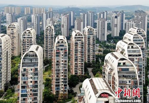资料图：航拍一处楼盘。<a target='_blank' href='http://www.chinanews.com/'>中新社</a>记者 泱波 摄