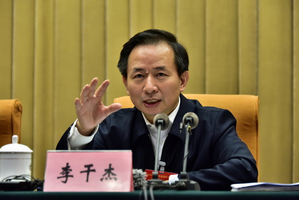 生态环境部党组书记、部长李干杰。摄影 章轲