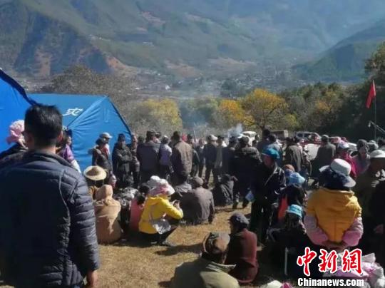 图为安置点现场。　云南省减灾委员会办公室提供 摄