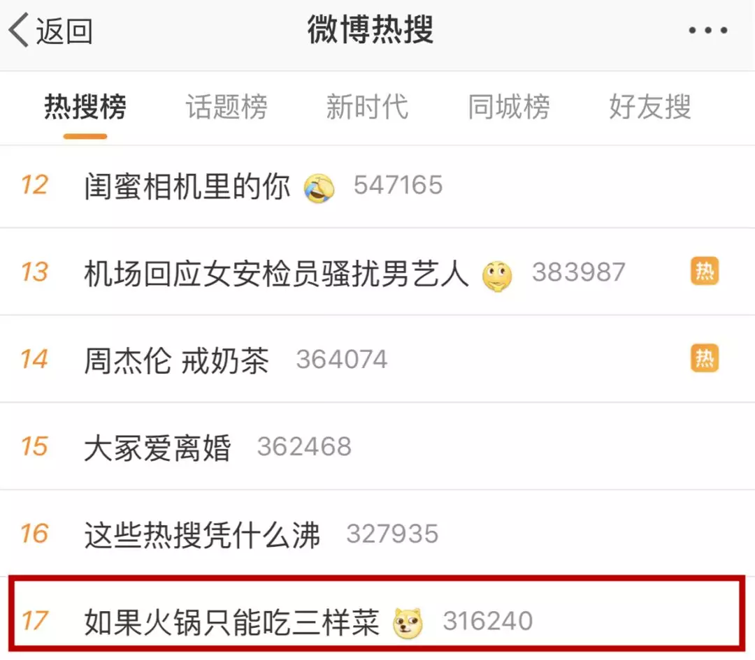 如果免费火锅只能吃三样菜你会选什么？网友吵翻