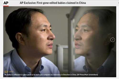 首例基因编辑婴儿在中国诞生 外媒:科学界超大危机