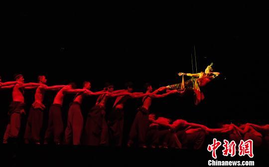 图为剧目《又见敦煌》剧照。(资料图) 杨艳敏 摄