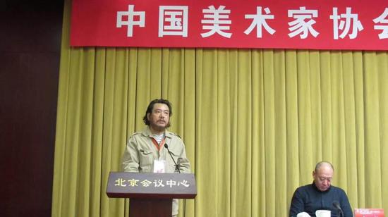 中国美协第三届雕塑艺委会主任黎明致辞