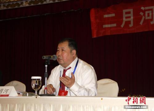资料图：二月河。<a target='_blank' href='http://www.chinanews.com/'>中新社</a>记者 陈立宇 摄