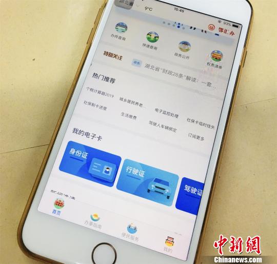 湖北政务服务“一张网”实现五级联通便民事项掌上办