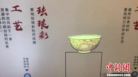 珐琅彩。　王子涛 摄