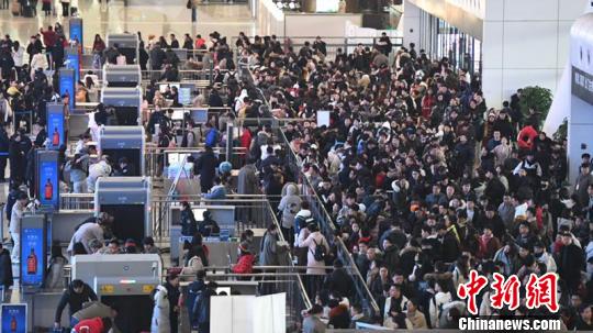春运以来长三角铁路累计发客4084万人次同比增长8.8%