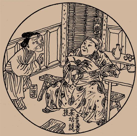 ▲《手绘金瓶梅全图》，愚公绘