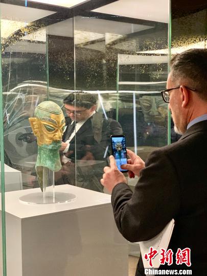 图为展览现场。　钟欣 摄