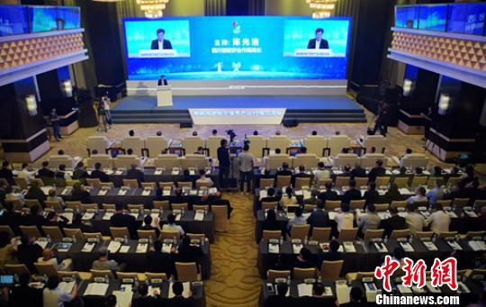 海峡两岸电子信息产业对接交流会23日在成都举行。刘忠俊 摄