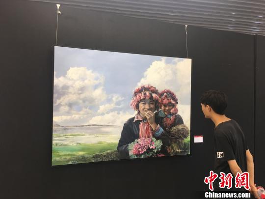 图为当天的展览现场 陈静 摄