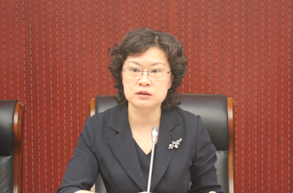 图为出席恳谈会的东城区委副书记、区长金晖 人民政协网记者 李敏杰 摄