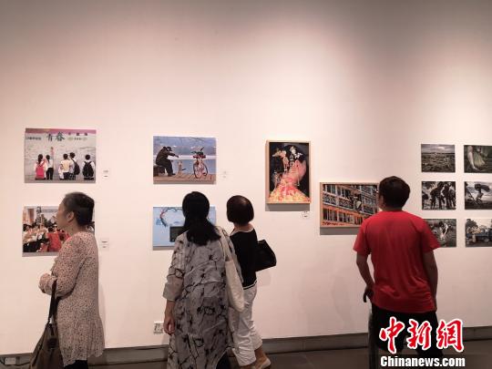 展览现场。　童笑雨 摄