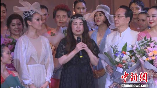 华裔时装设计师Grace　Chen。　康玉湛 摄