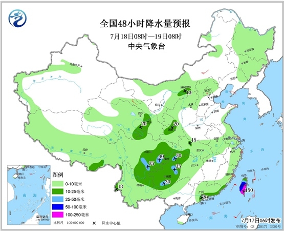 西南等地有较强降雨 台风“丹娜丝”影响东南沿海