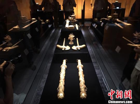 图为展示的藏品。