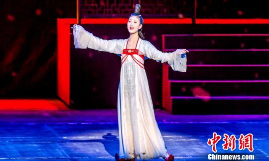 图为《金城公主》剧照——金城公主。《金城公主》剧场供图