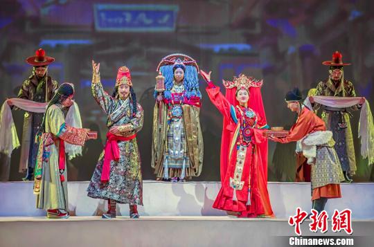 图为《金城公主》剧照。《金城公主》剧场供图