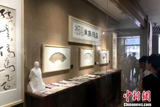 高剑父作品展区。　索有为 摄