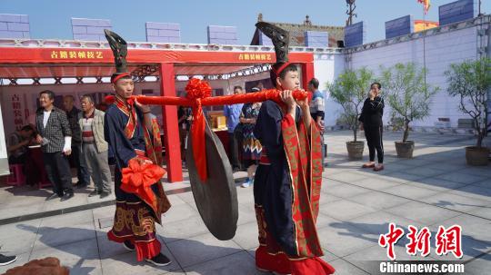 全球华人武圣关公朝圣大典活动现场。　杜利勇 摄