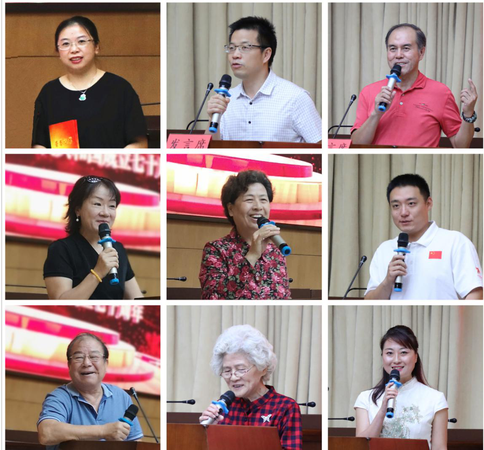 参与拍摄短片的盟员们积极发言。 民朝 摄影