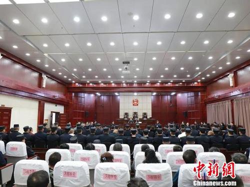 图为庭审现场。检察院供图