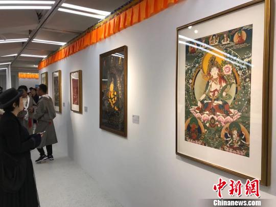 希望通过展览助力萨迦文旅融合和产业发展。　王子涛 摄