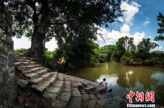 秦汉古道临武秀岩古村段的千年埠头。　临武供图 摄