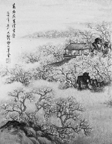 万梅花里读书声