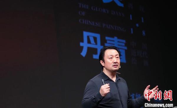 “不负丹青，名家经典再现作品展暨百城百校中国传统艺术进校园主题讲座”启幕 小新 摄
