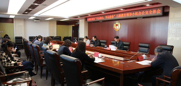 东城区政协召开“不忘初心、牢记使命”主题教育领导小组办公室第六次会议