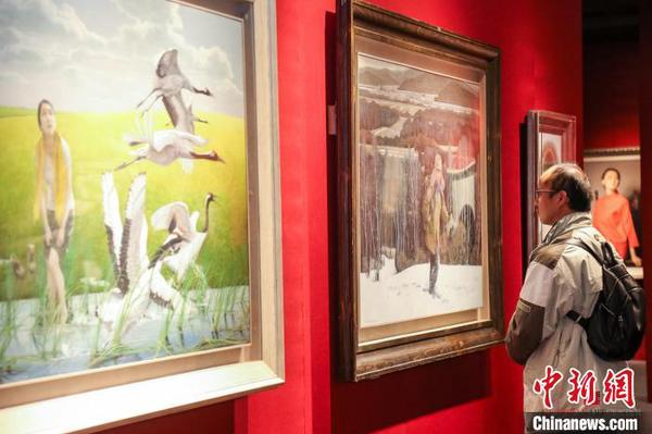 画展现场。主办方供图