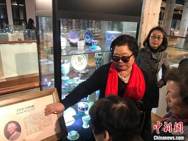 “欧洲瓷器三百年展”。　达利敏 摄