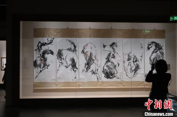 观众拍摄展品。　韩宏 摄