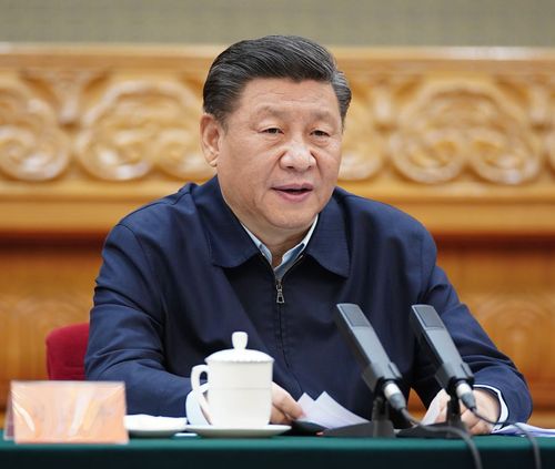 3月6日，中共中央总书记、国家主席、中央军委主席习近平在北京出席决战决胜脱贫攻坚座谈会并发表重要讲话。 新华社记者 鞠鹏 摄