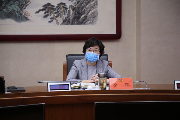 区委副书记、区长金晖讲话